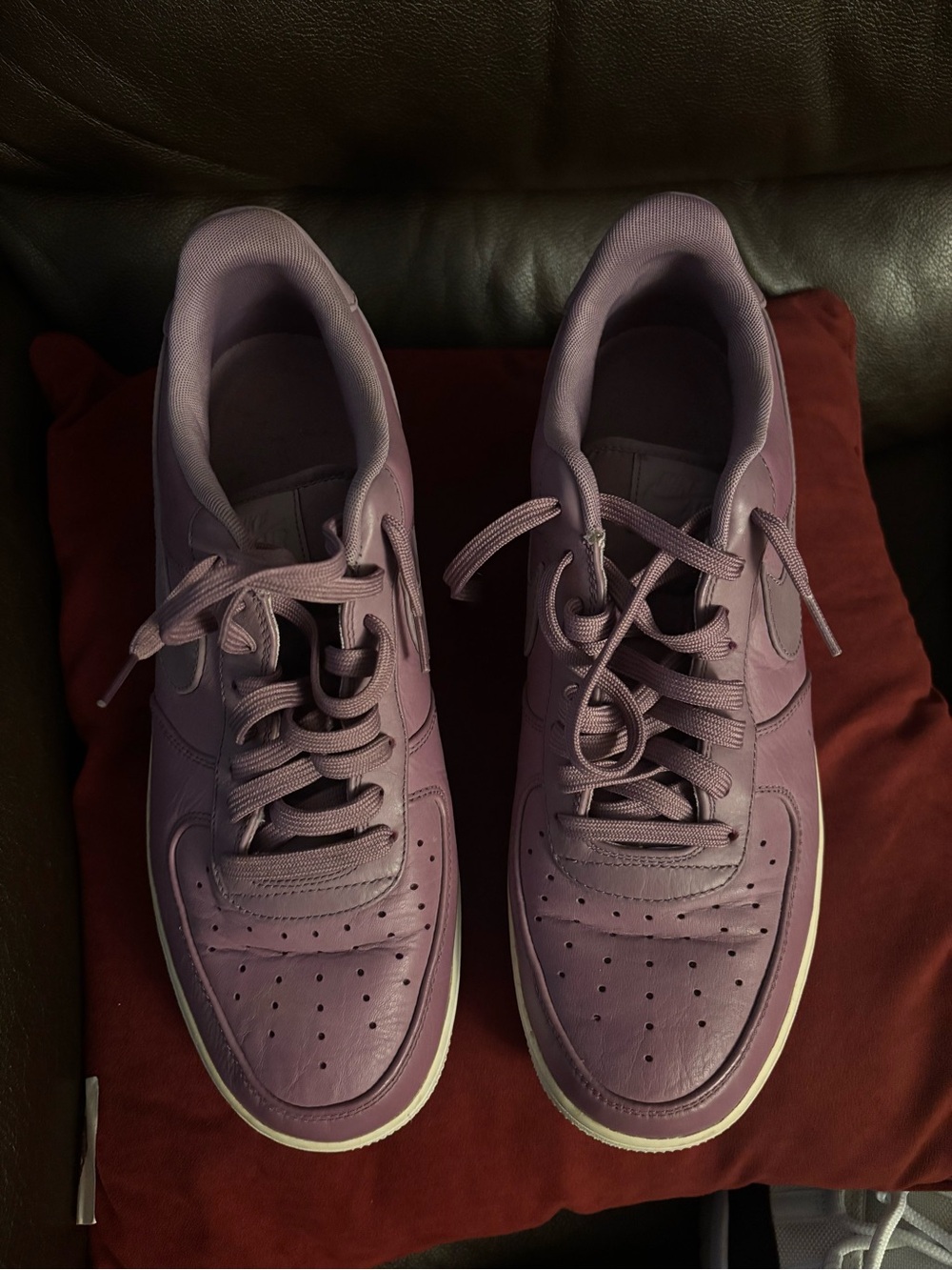 Nike Air Force 1 Lavender Low-Top Sneakers
